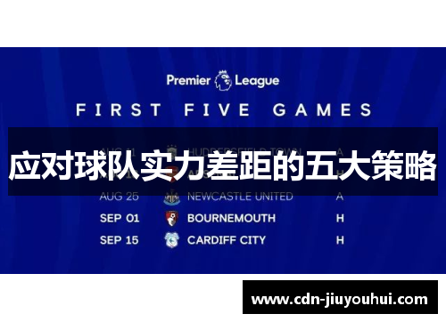 应对球队实力差距的五大策略